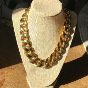 Michael Kors gold chain link necklace